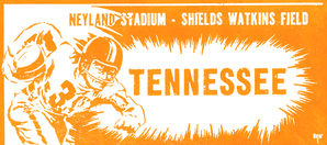 Tennessee Vols Football Ticket Stub Remix Art