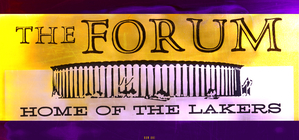 Throwback LA Lakers Forum Art