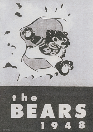 1948 Chicago Bears Throwback Art