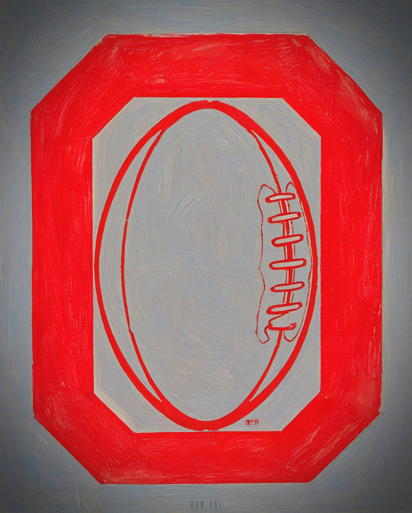 1903 Ohio State Football Art   Print