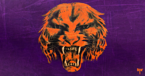 1930s clemson tiger art Print
