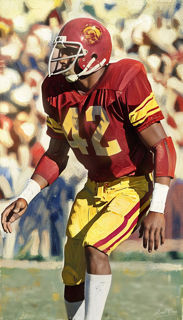 1978 USC Trojan Star Ronnie Lott Print