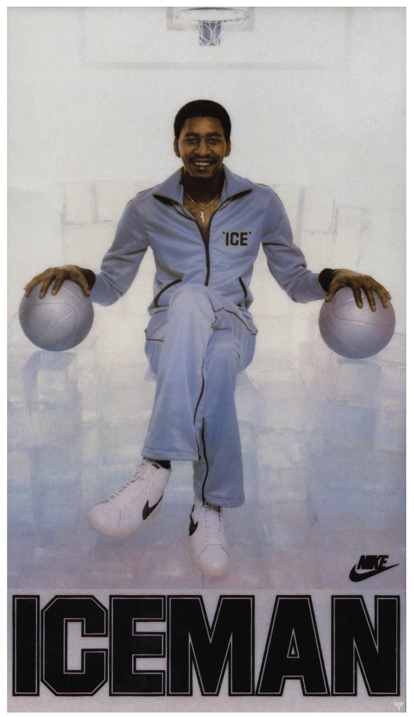 1982 Nike George Gervin Iceman Poster by Row One Brand Wall Art