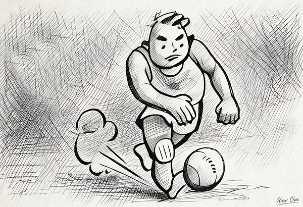1952 Basketball Player Dribbling Print