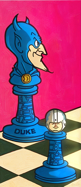 1969 Duke Chess Piece Art Print