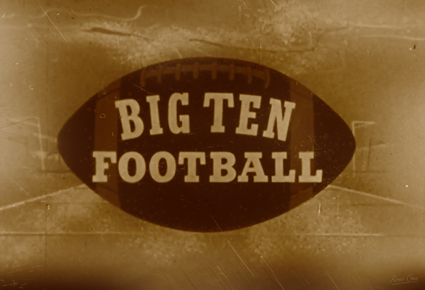 1960s Big Ten Football Art Print