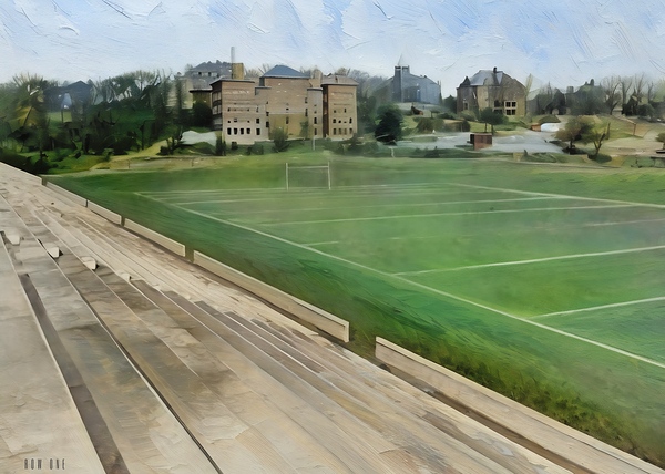 shield watkins field tennessee art Print