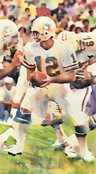 bob griese 1978 miami dolphins art Print