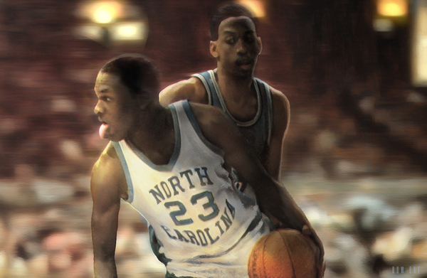 1982 North Carolina Championship Drive Print