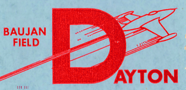 1966 Dayton Flyers Ticket Art Print