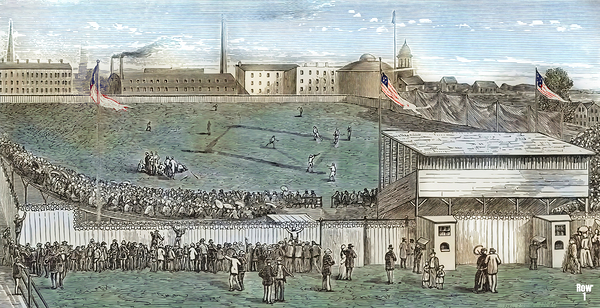 1876 Boston Base Ball Grounds Print