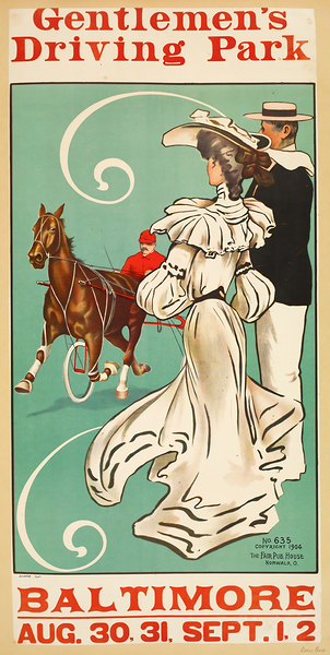 1904 baltimore gentlemens driving park Print