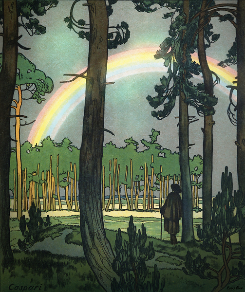 1909 Rainbow Art Print