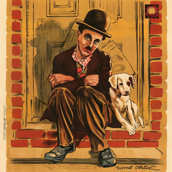 1918 charlie chaplin a dogs life Print