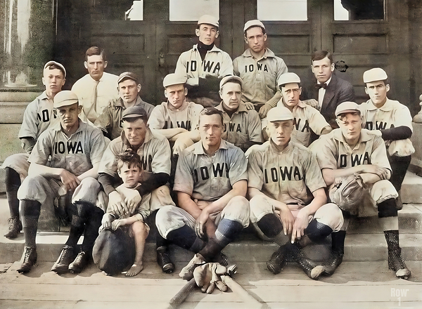 1919 iowa hawkeyes baseball team photo Print
