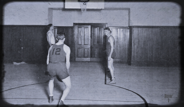 1920s basketball  underhand free throw Print