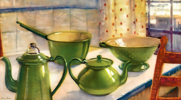 1920s kitchen art Print