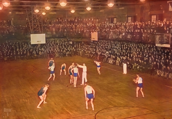 1920s purdue indiana state basketball art Print