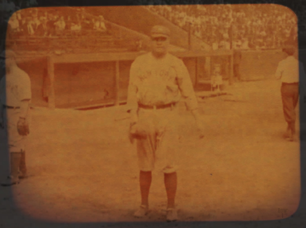 1920 Babe Ruth Viewfinder Slide Art Print