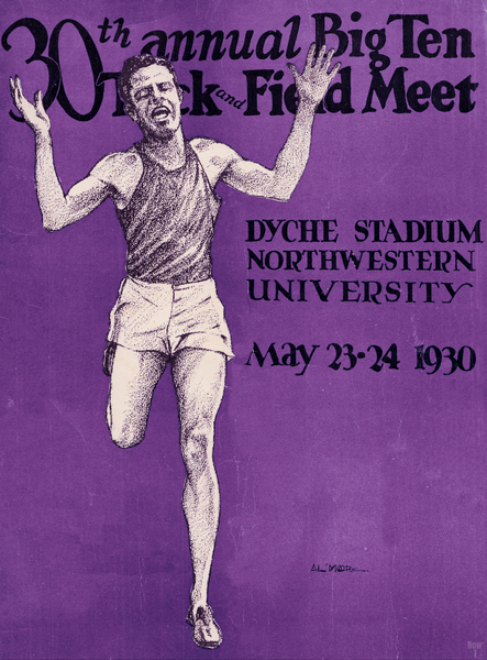1930 Big Ten Track Meet Art Print
