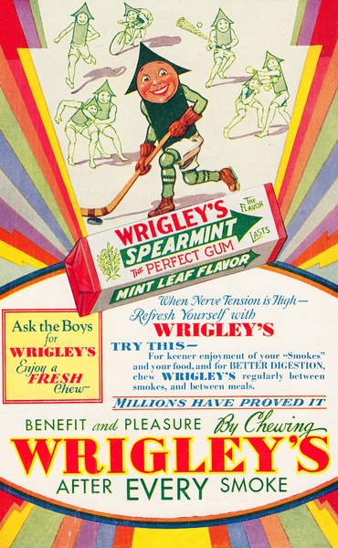 1932 Wrigleys Gum Vintage Advertisement Print