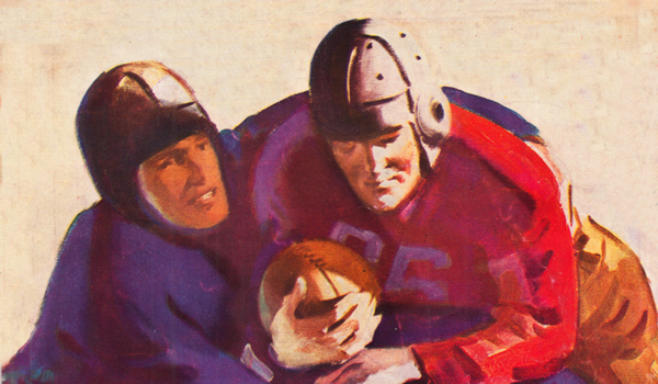 1935 Vintage Football Art Print