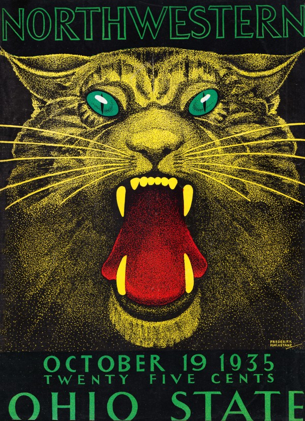 1935 Northwestern vs. Ohio State Print