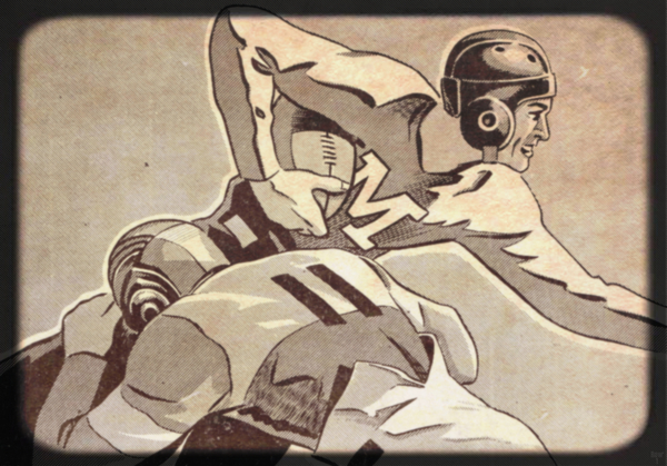 1938 Vintage Football Art | Row 1 Print