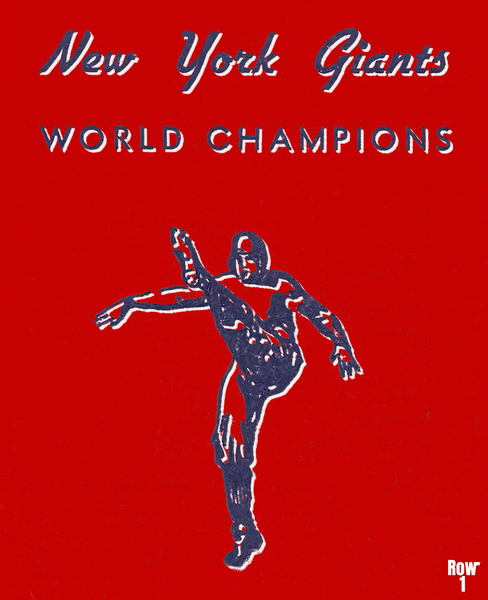 1939 New York Giants Football Art Remix Print