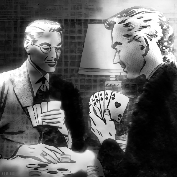 1940s card game Print