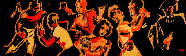 1940s college art  Print