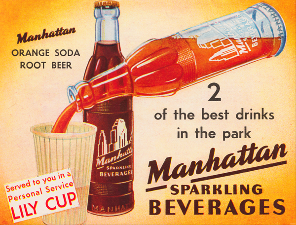 1946 Manhattan Beverage Advertisement Poster Print