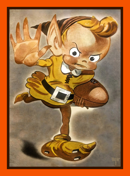 1946 Cleveland Browns Art  Print