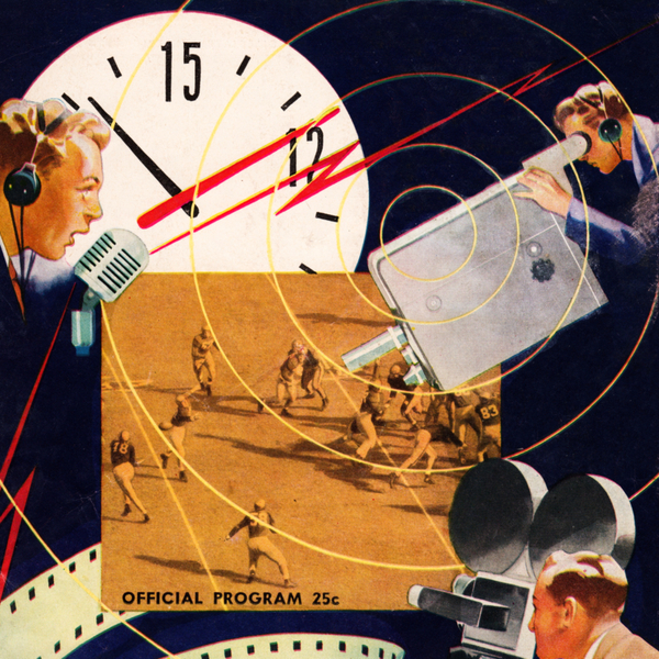 1948 Football Media Art  Print