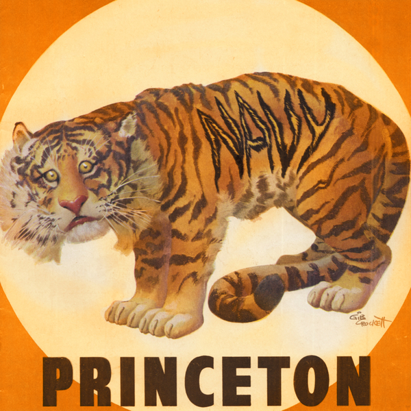 1949 Princeton Tiger Art by Gib Crockett | Row 1 Print