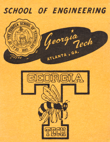 Vintage Georgia Tech Art  Print