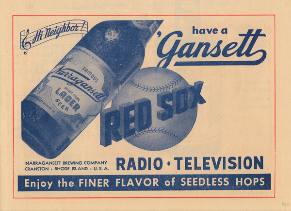 1951 Narragansett Beer Advertisement Print Print