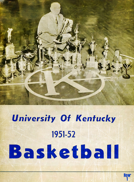 1951 kentucky basketball art Print