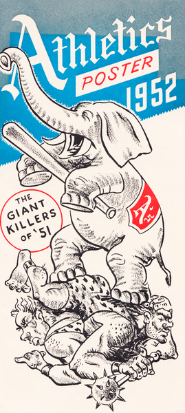 1952 Philadelphia Athletics Baseball Poster Print