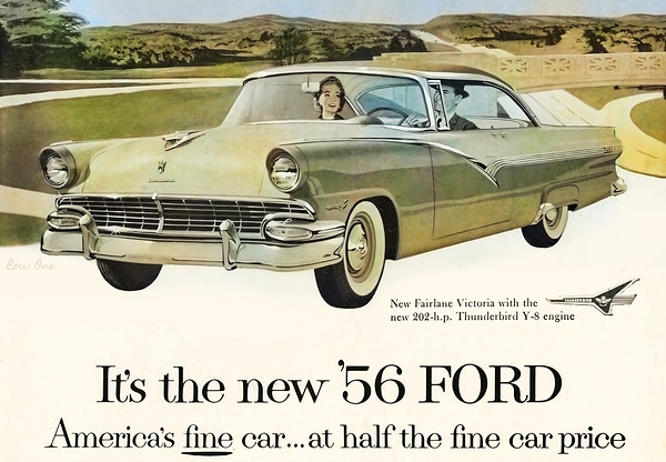 1956 Ford Fairlane Print
