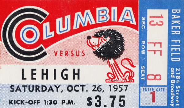 1957 Columbia Lions vs. Lehigh Engineers Print