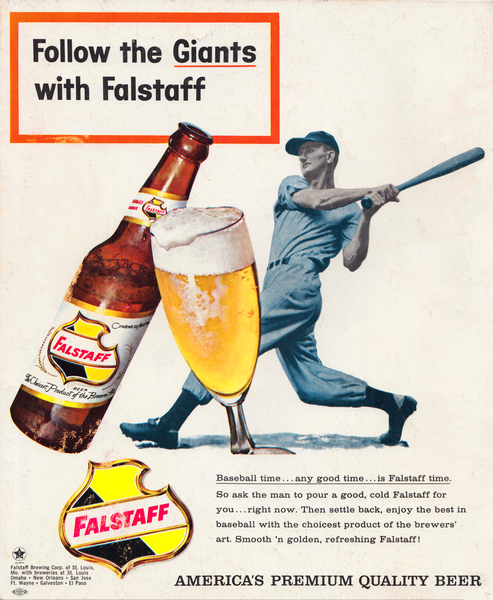 Falstaff（ファルスタッフ）ビール広告時計 可動品1950年〜1960年 Falstaff（ファルスタッフ）ビール広告時計 可動品1950年〜1960年