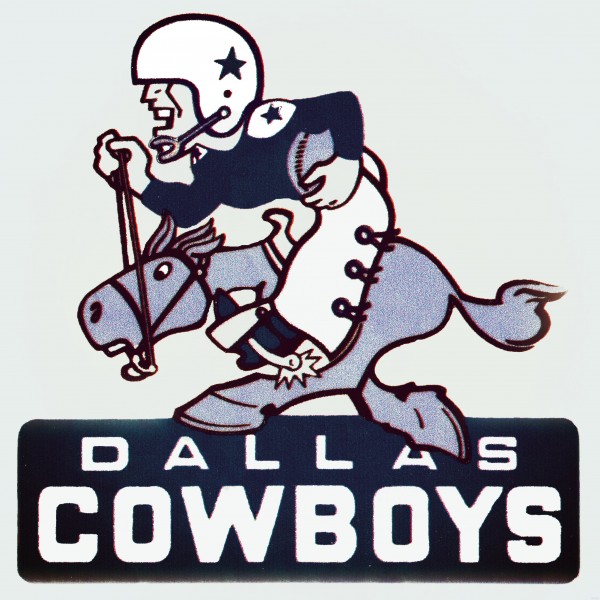 Vintage Dallas Cowboys Art Print