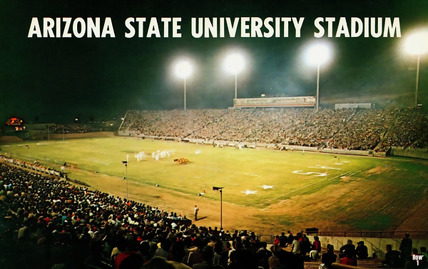1960s arizona state university stadium Print