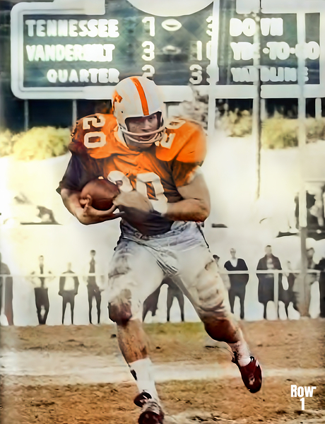1960s tennessee football art  Print