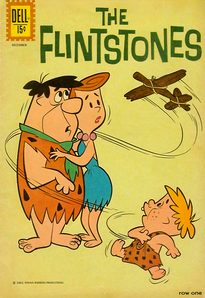 1961 The Flintstones Comic Book Cover Art Print