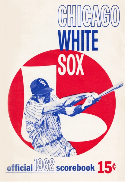 1962 Chicago White Sox Scorebook Canvas Art Print