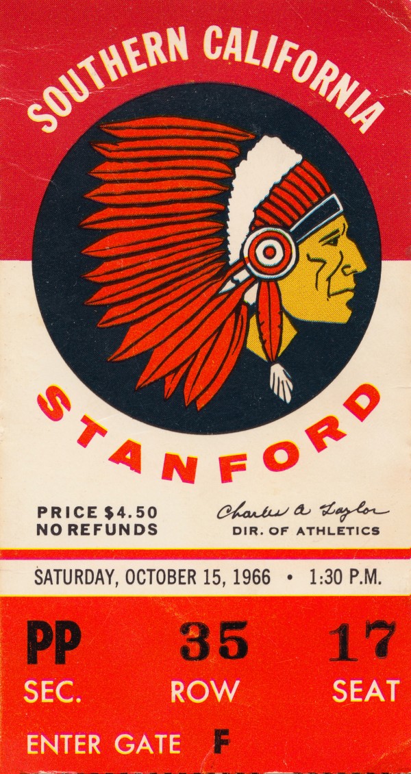 1966 USC vs. Stanford Print