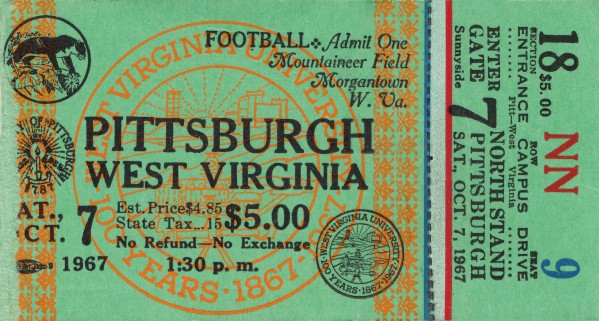 1967 West Virginia vs. Pitt Print