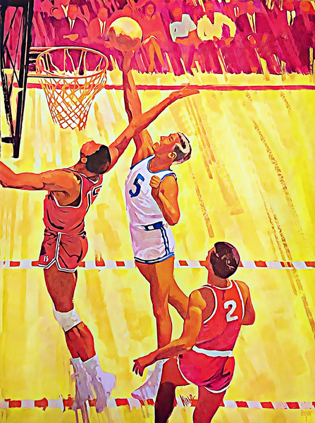 1967 Basketball Art Print